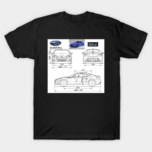 Subaru BRZ Blueprint T-Shirt